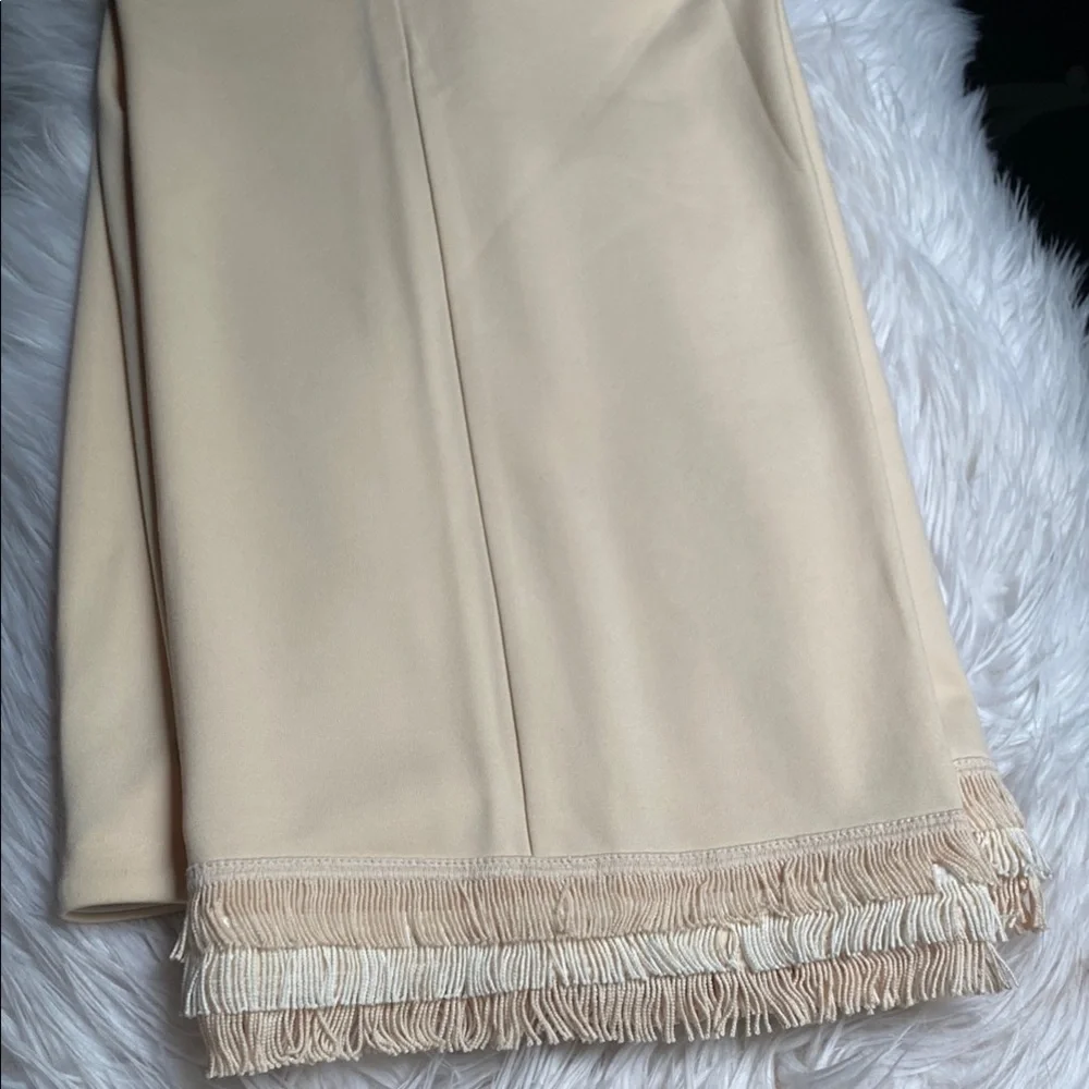 Lysse Vanilla Cream Fringe Hem Pants - Picture 2 of 11